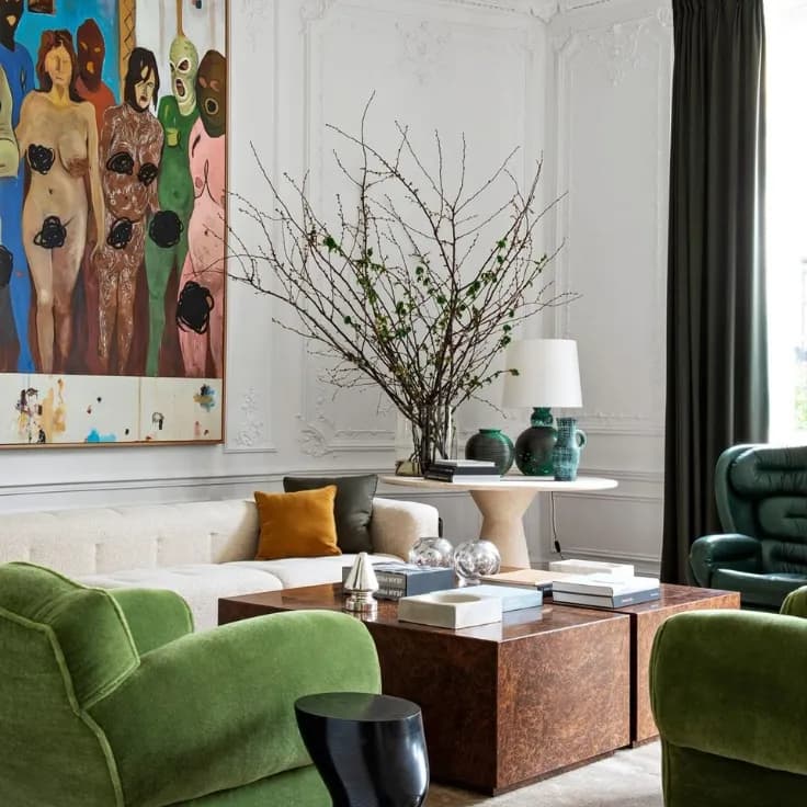 Un intérieur décoré — illustration 2