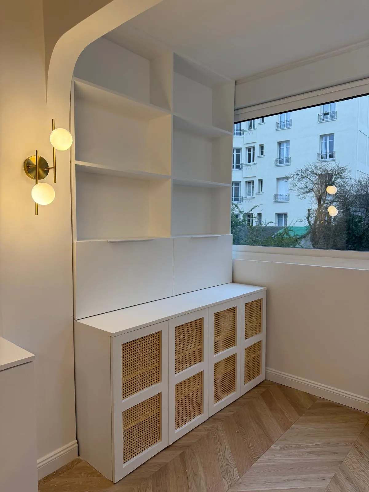Mobilier sur mesure dessiné par Yema